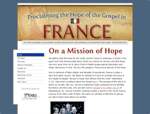 Tablet Screenshot of hopeforfrance.org